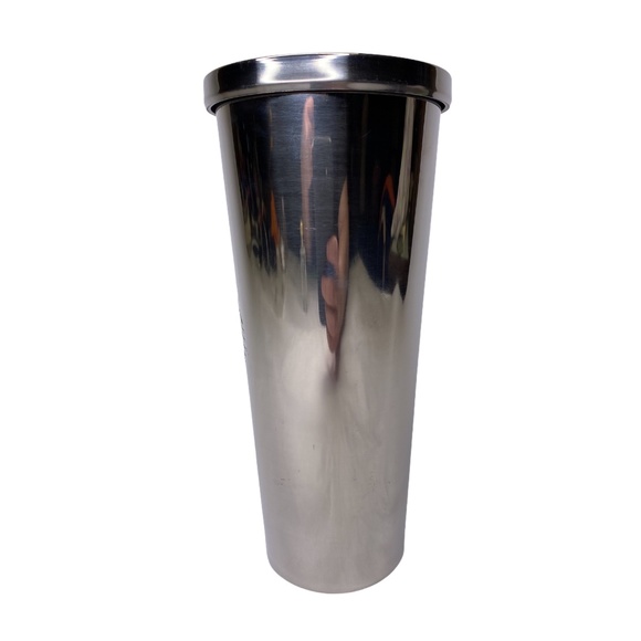 Starbucks Chrome Stainless Steel Siren Logo 24 Oz - Picture 6 of 10